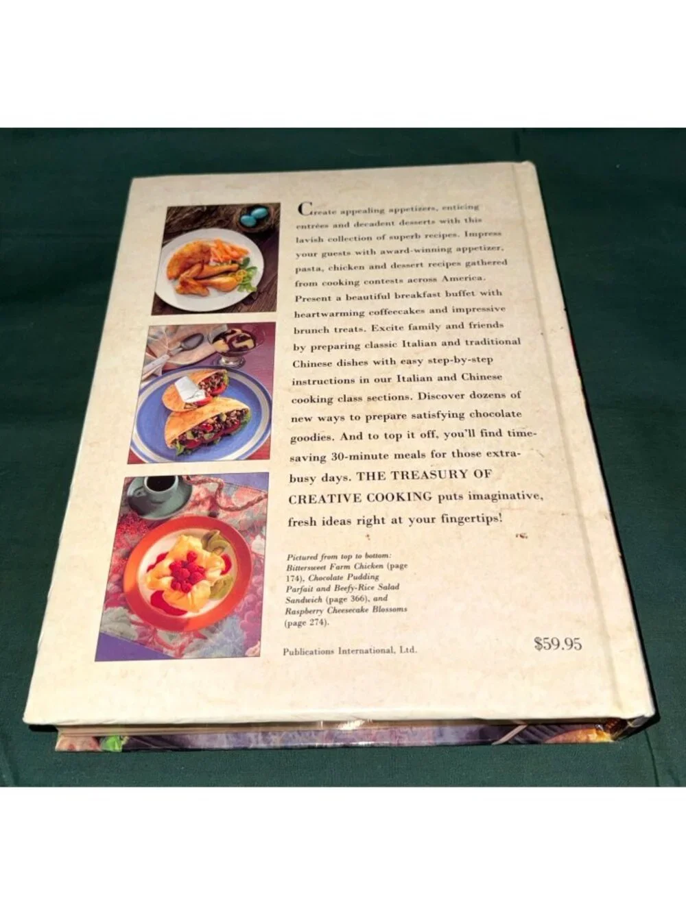The Treasury of Creative Cooking by Editors of Consumer Guide (1992) Hardcover